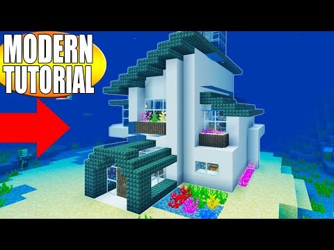 Easy 2019 Modern Underwater House Tutorial in Minecraft