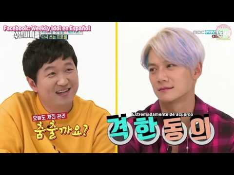[Sub Español] 161214 Weekly Idol SECHSKIES (Parte 1)