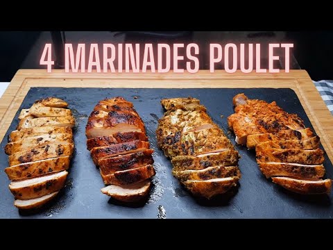 4 MARINADES EXPRESS POUR VOTRE POULET -- FACILE ET RAPIDE