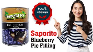 Saporito Blueberry Pie Filling 595g | Best Blueberry Pie Filling