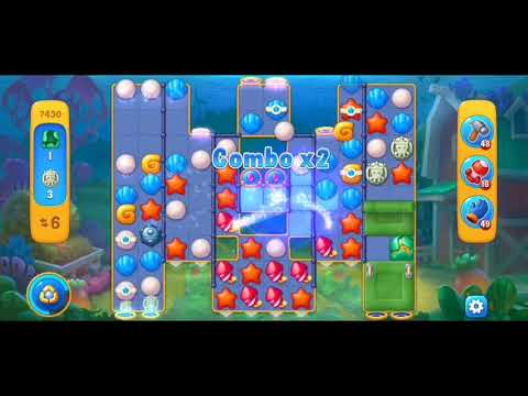 Fishdom 7430 Hard Level - NO 💣🧨💥