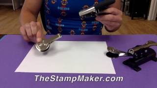 How to Remove or Replace the Seal Text Plate of an Embossing Seal