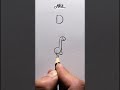 Alphabet Drawing Drawing Shorts