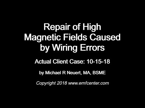 Repair of High Magnetic Fields Caused by Wiring Errors: Actual Case Example with Michael Neuert