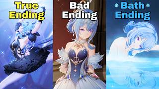 Traveler as Odette's Manager - ALL Alternate Endings (Genshin Impact 7.0)