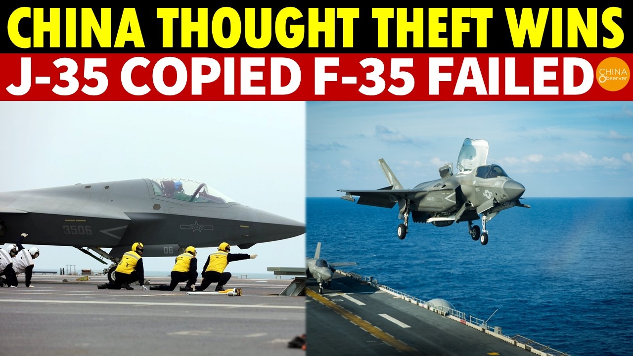 China’s J-35 Copied the F-35 and Failed, Thinking Theft Would Win, but a Fatal Flaw Was Missing