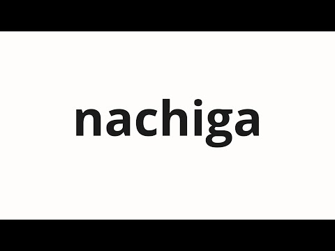 How to pronounce nachiga | 나치가 (Nazi in Korean)