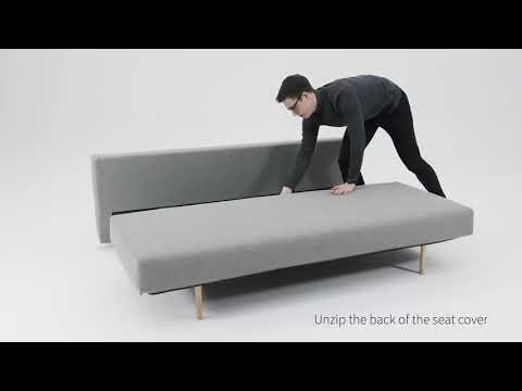Bezugswechsel MERGA / CONLIX / ACHILLAS Schlafsofa von Innovation - mysofabed.de