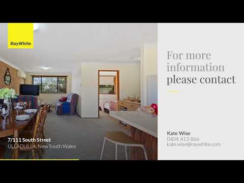 7/111 South Street, Ulladulla, NSW 2539, 3 ਕਮਰੇ, 1 ਬਾਥਰੂਮ, Townhouse