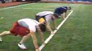 Mountain climbers sprint — wideo