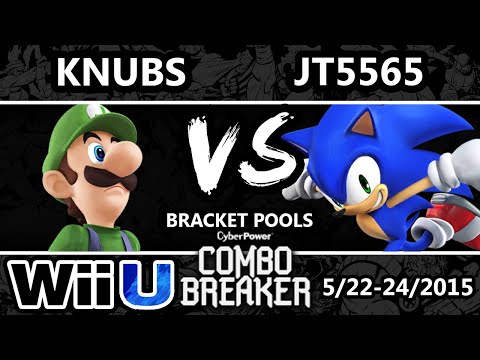 Combo Breaker - Knubs (Luigi) vs. JT5565 (Sonic) SSB4 Pools WF - Smash Wii U - Smash 4