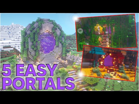 Insane Nether Portal Designs with Download!
