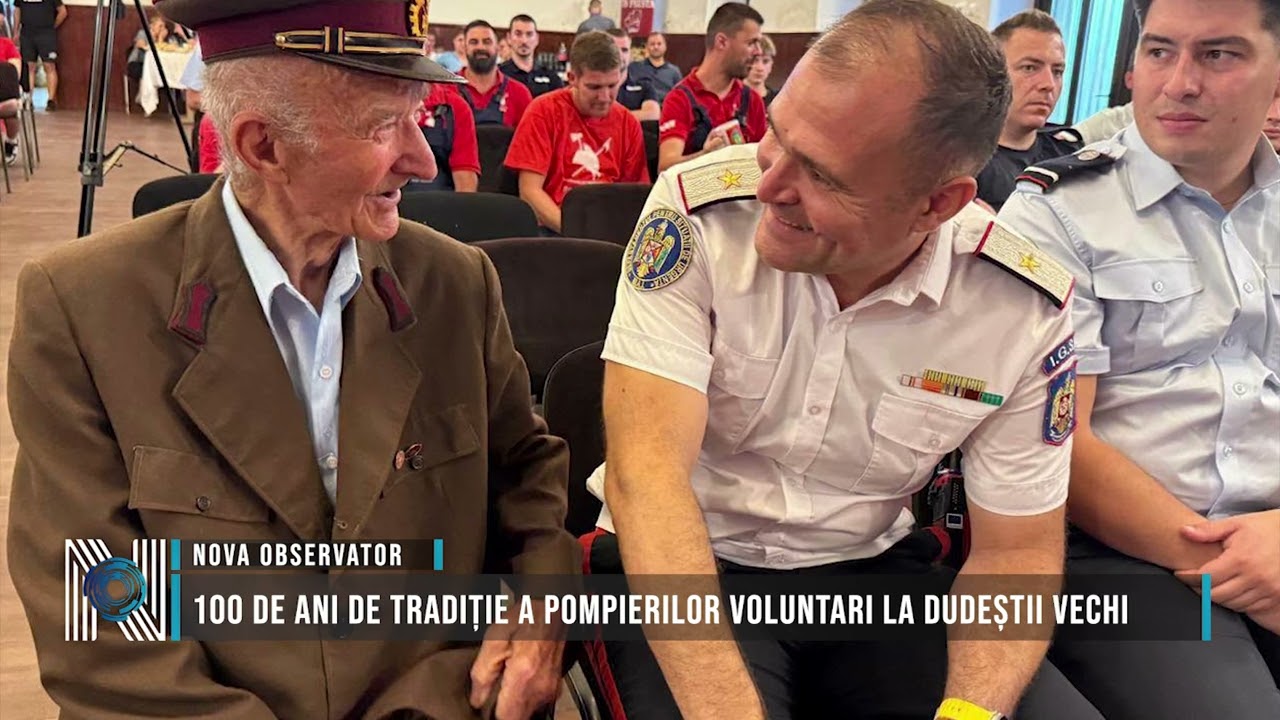 100 de ani de tradiție a pompierilor voluntari la Dudeștii Vechi
