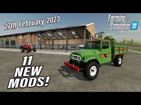 FS22 | 11 NEW MODS! (Review) Farming Simulator 22 | PS5 | 27th Feb 2023.