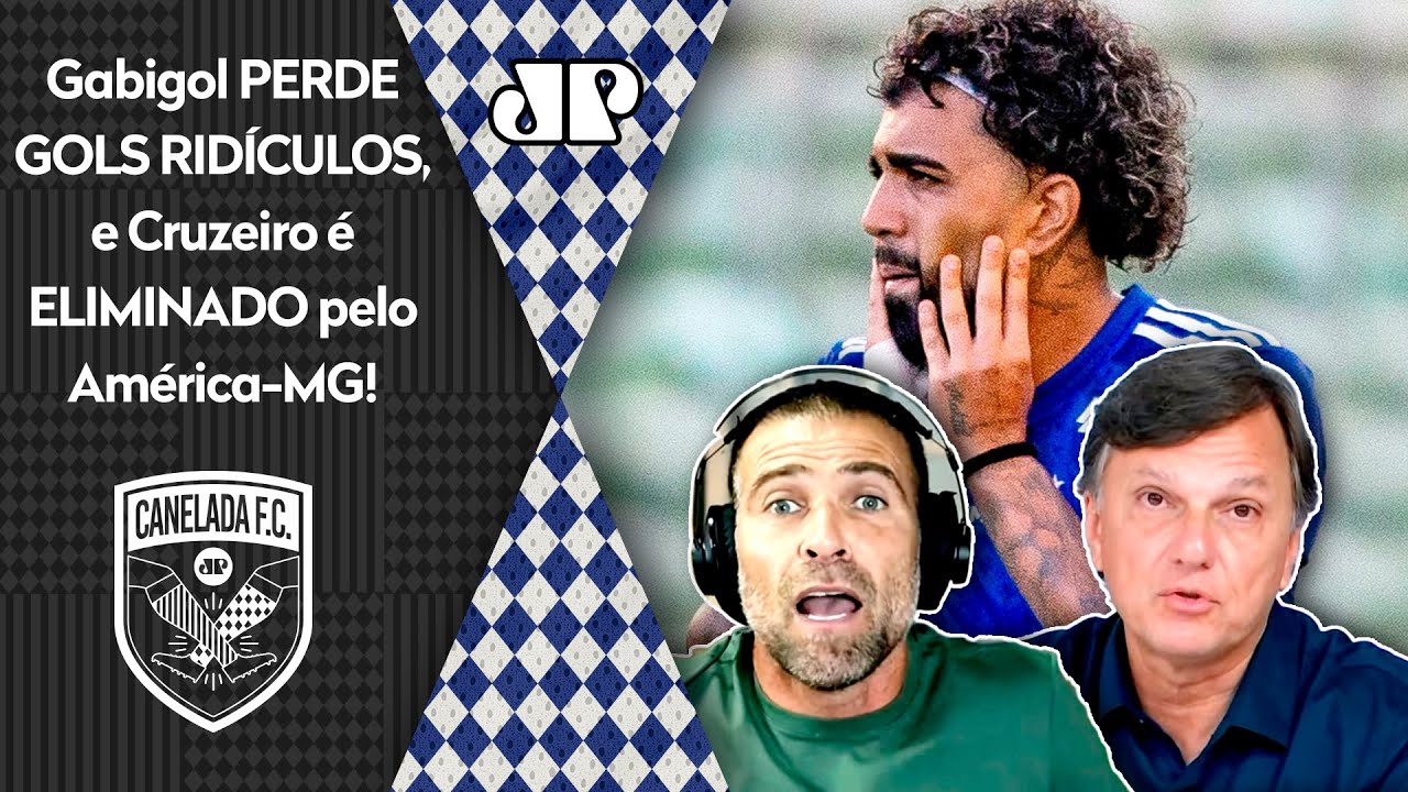 "É CONSTRANGEDOR! Os gols que o Gabigol PERDEU foram PATÉTICOS! E o Cruzeiro ELIMINADO PROVA que..."
