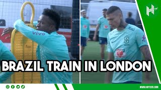 Vini Jr, Richarlison & Brazil stars train at Arsenal’s London Colney 🇧🇷
