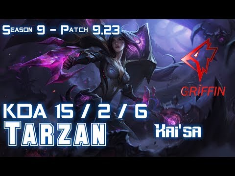 GRF Tarzan KAI'SA vs VARUS ADC - Patch 9.23 KR Ranked