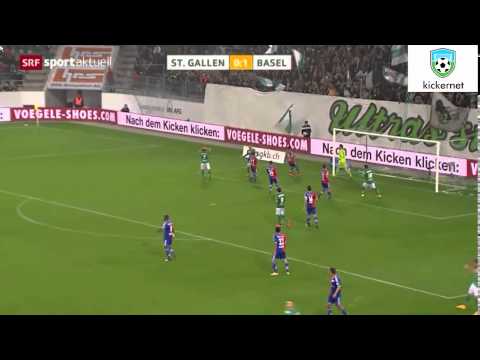 FC St.Gallen-FC Basel 2:1 | Raiffeisen Super League | 04.10.14