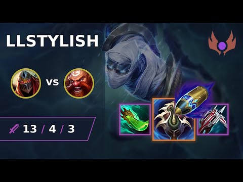 [ LLStylish ] Zed MID vs Gragas | NA MASTER | LOL Season 2024