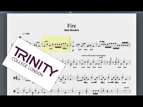 Fire Trinity Grade 8 Drums