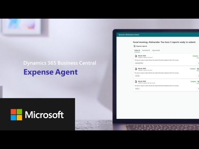How Expense Agent in Dynamics 365 Business Central Streamlines Expense ...