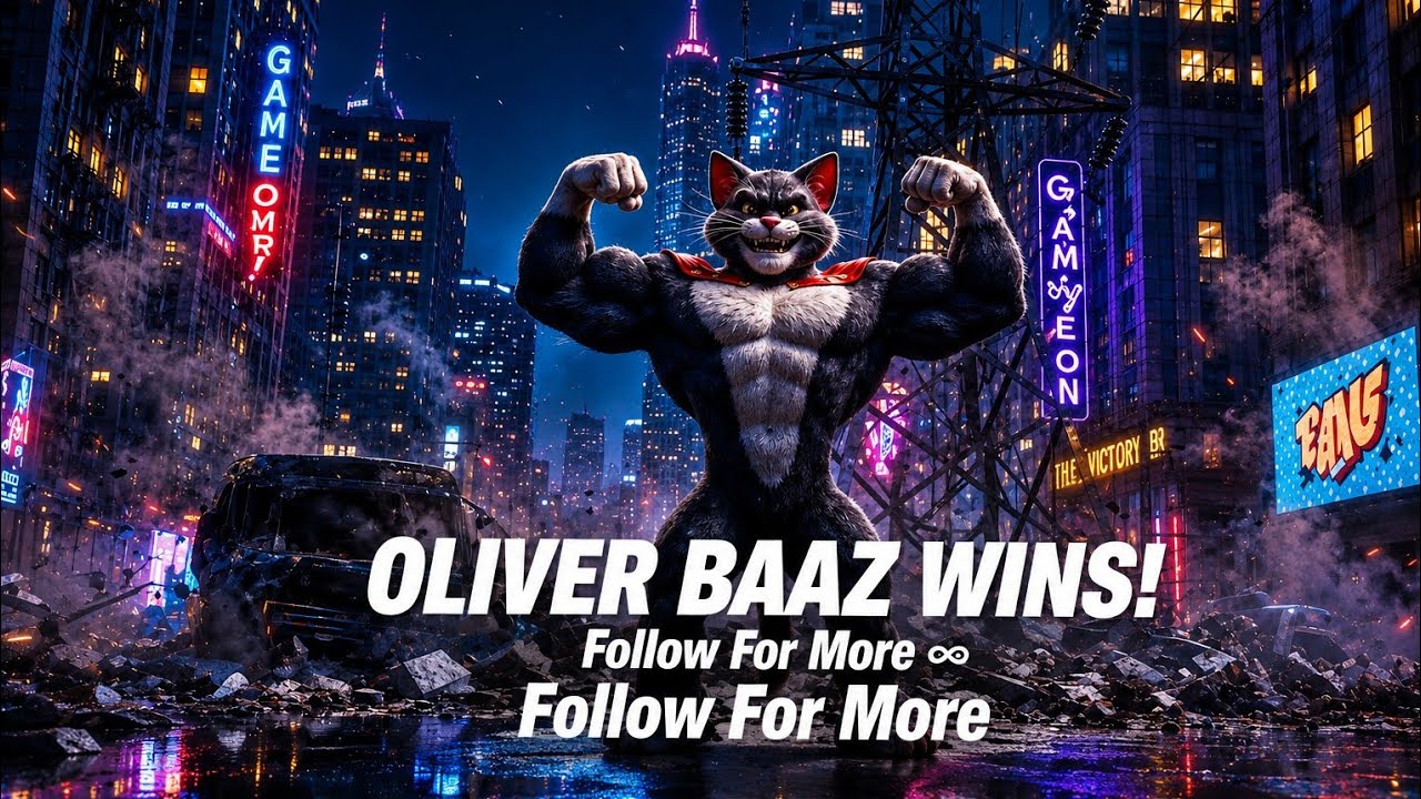 OLIVER BAAZ: THE NEON CITY SHOWDOWN | Official Animated Short Film (2026)