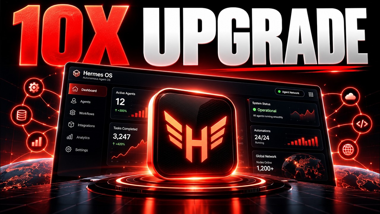New Hermes Agent OS Just Got 10x BETTER!
