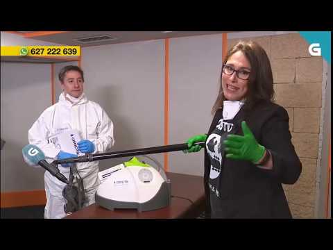 Aseptik Biodesinfección. Reportaje Biodesinfección estudio de grabación y  doblaje en La Revista TVG