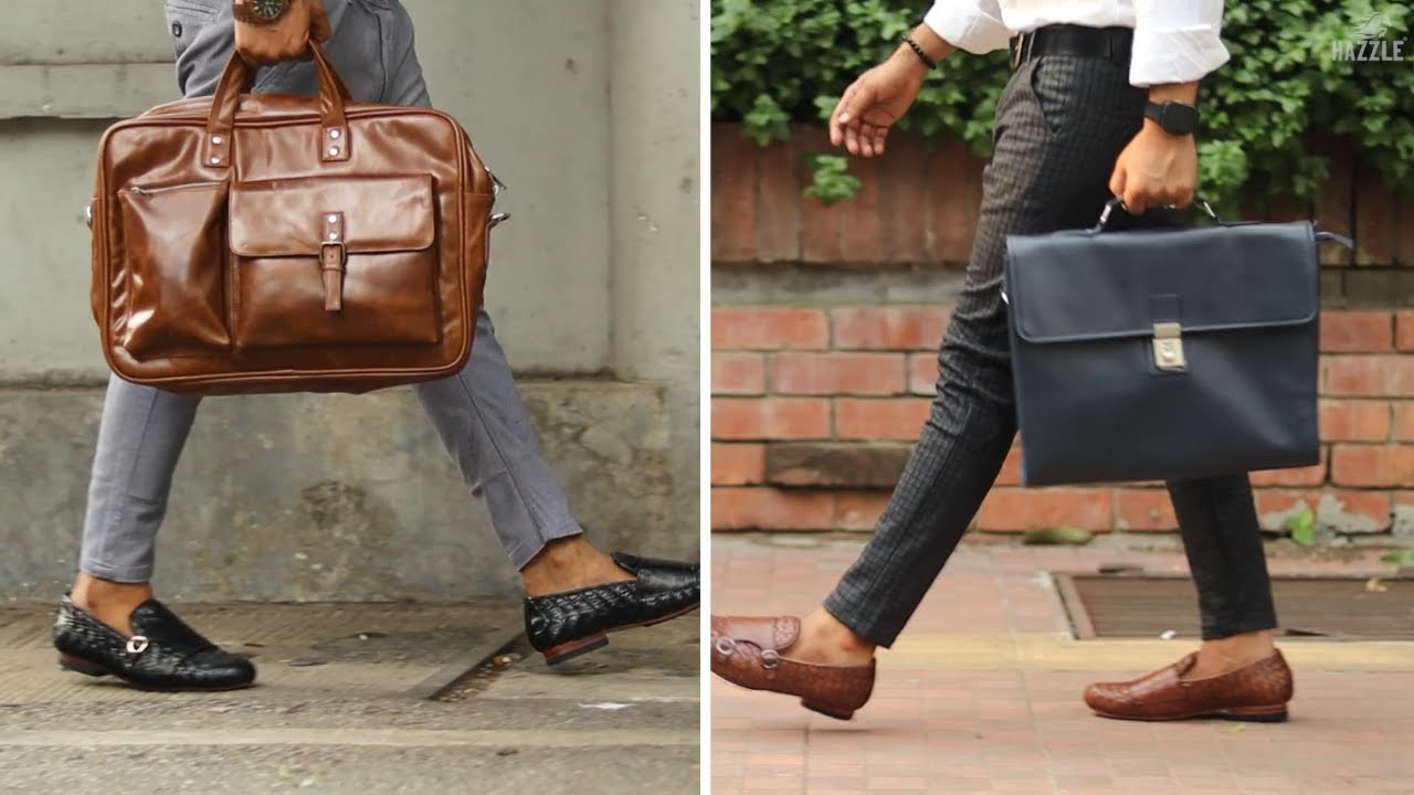 Stay Stylish At Work With The Hazzle Leather Office Bag | OVC