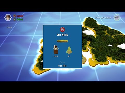 Lego Jurassic World - Level #14 - Eric Kirby - Free Play Mode!!