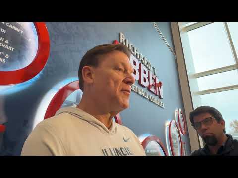 UConn pregame: Illini coach Brad Underwood interview