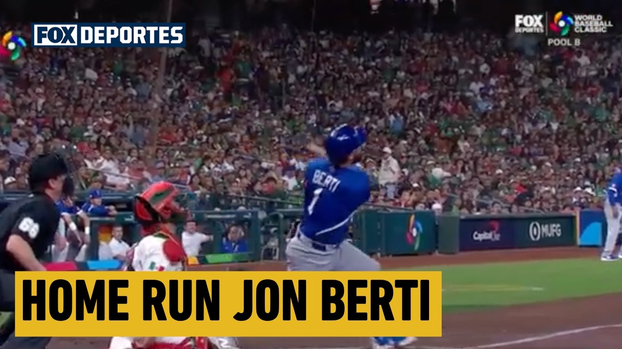 🇮🇹🙌 HOME RUN Jon Berti | Italia 2-0 México | WBC 2026