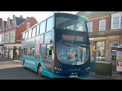 Brilliant Beast: Arriva North East 7608 (NK59DMF) VDL DB300/Gemini 2
