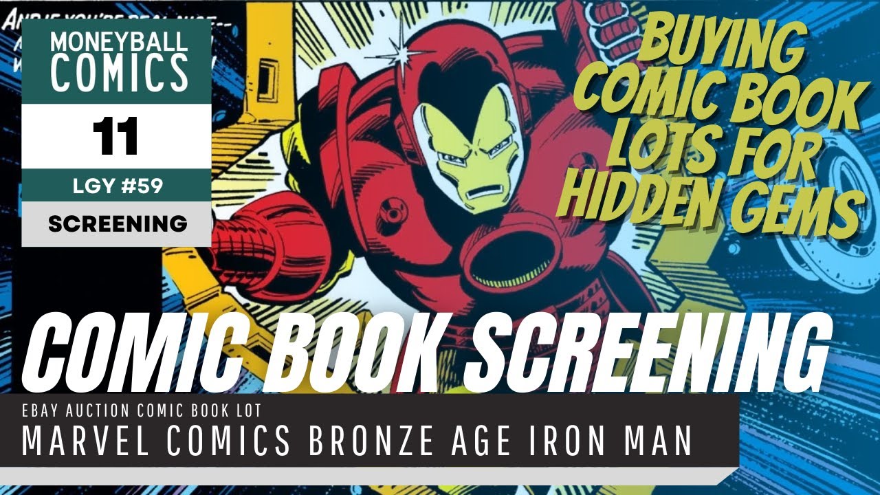 Comic Book Screening | Marvel Bronze Age Iron Man | eBay Auction Lot