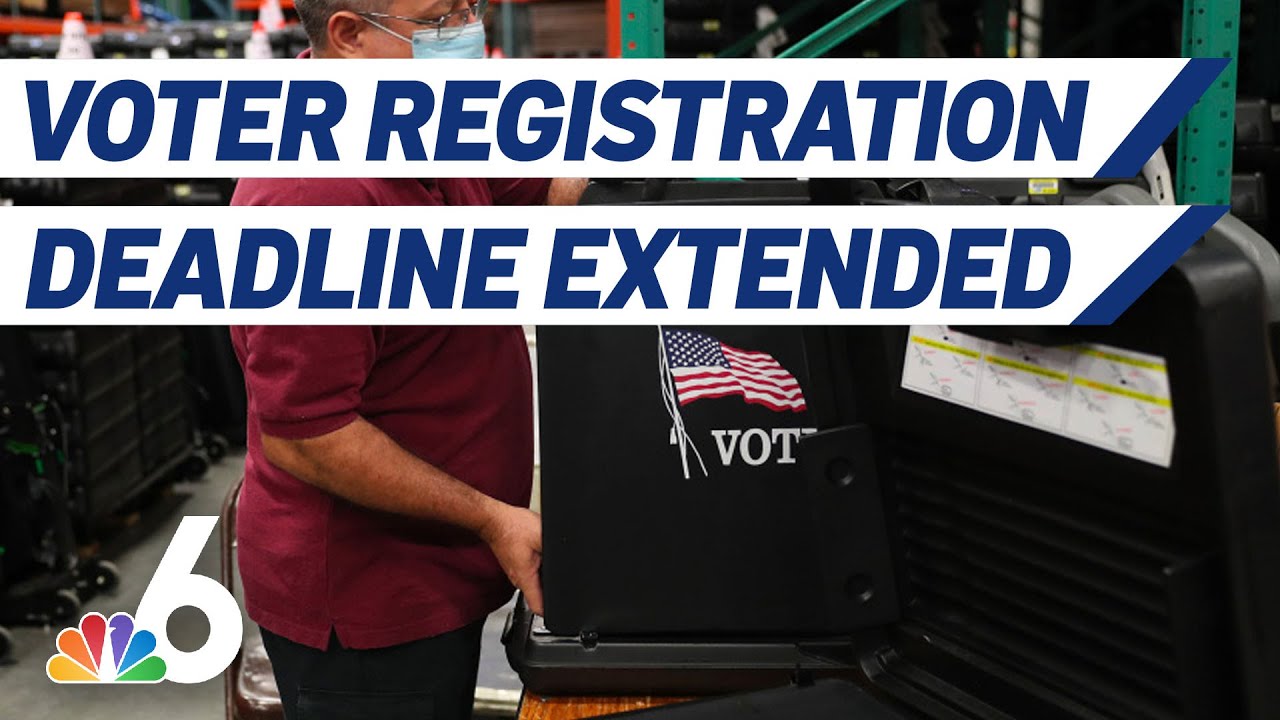 Florida Governor Announces Voter Registration Deadline Extension