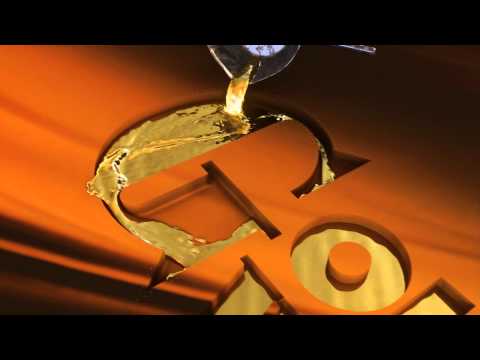 3D Gold Way Animation