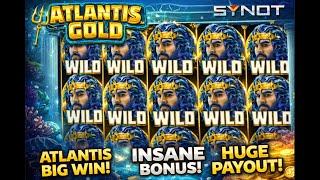 MASSIVE BIG WIN on ATLANTIS GOLD SLOT! 💥 INSANE BONUS WIN!