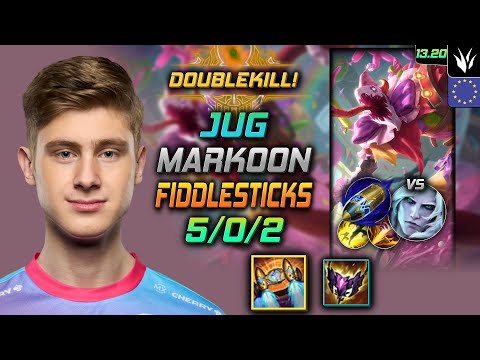 Fiddlesticks Jungle Build Markoon Hextech Rocketbelt - LOL EUW Challenger Patch 13.20