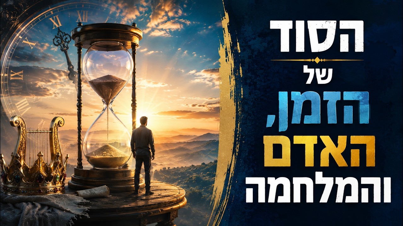 הסוד של הזמן, האדם והמלחמה | פרשת כי תצא | הרב הרצל חודר
