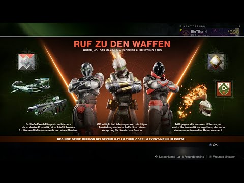 Destiny 2#067 Ruf zu den Waffen "Event" erkärt | Eine Runde PVP |Dies und Das 😁😅😉 [PS5][HD]