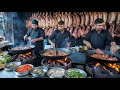 MEAT HEAVEN IN PAKISTAN UNSEEN DESI FAMOUS MUTTON KARAHI NAMKEEN GOSHT SELLING TON OF MEAT DAILY