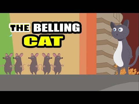 Moral Story For Kids in English | Belling the Cat | Animal & Jungle Story