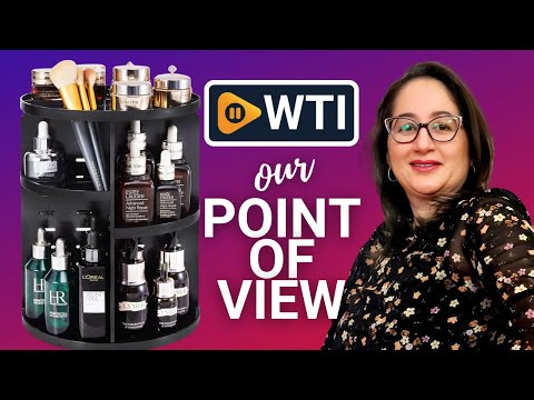 360 Rotating Makeup Organizer - WTI product video review