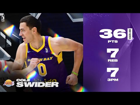 Cole Swider Records Season-High 36 PTS In Return To South Bay