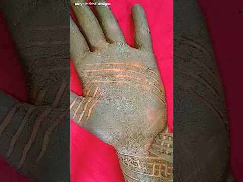 Very Stylish Simple Arabic Mehndi Design Trick | S Mehndi Design #shorts