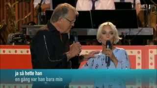 Lasse Berghagen &amp; Petra Marklund - Allsång på Skansen 2014 - Teddybjörnen Fredriksson - HD