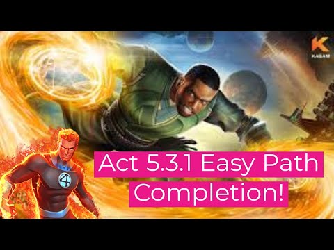 Act 5.3.1 Easy Path Completion| Road to Cavalier| Marvel Contest of Champions Hindi