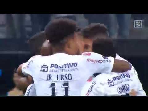 Gol do Vagner Love Montevideo 1x2 Corinthians