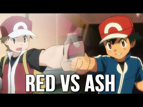 ☆Red VS Ash/Satoshi [Mega Charizard X VS Pikachu/Greninja]☆
