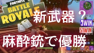 【バトロワ】新武器？麻酔銃ゲットで優勝！【Fortnite】